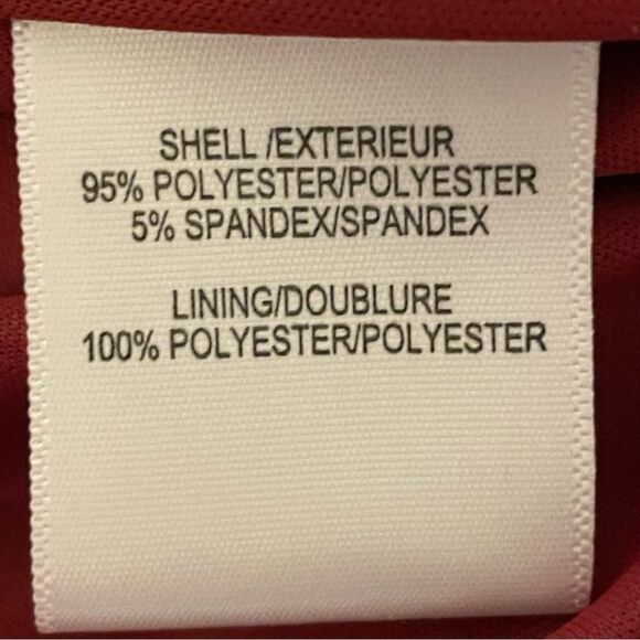 Badgley Mischka Belle Stretch Velvet Mini Dress Red Size 6 - Picture 11 of 12